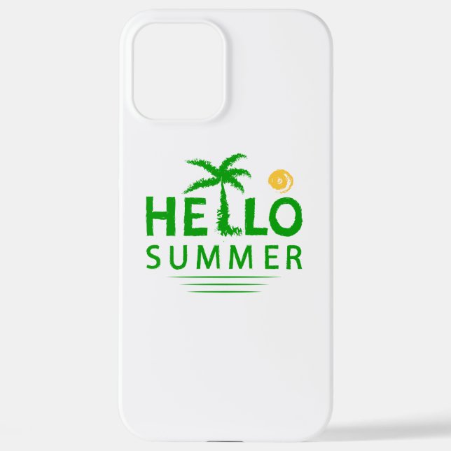 Hallo Sommer iPhone 12 Pro Max Hülle (Rückseite)