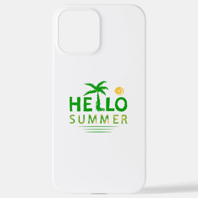 Hallo Sommer iPhone 12 Pro Max Hülle (Rückseite)