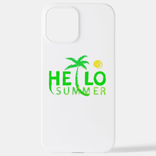 Hallo Sommer iPhone 12 Pro Max Hülle (Rückseite)