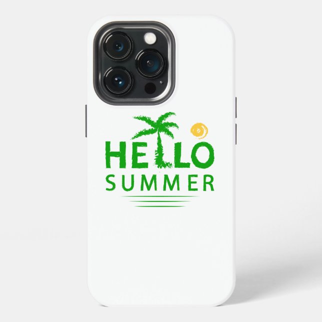 Hallo Sommer iPhone 13 Pro Hülle (Hinten)