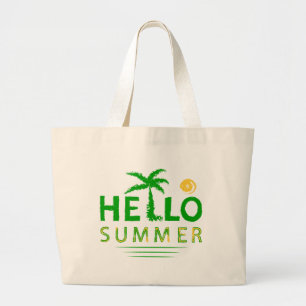 Hallo Sommer Jumbo Stoffbeutel