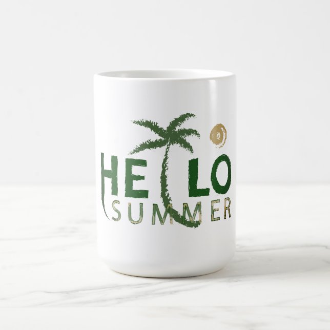 Hallo Sommer Kaffeetasse (Mittel)