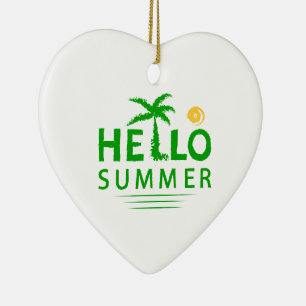 Hallo Sommer Keramik Ornament