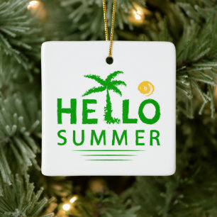 Hallo Sommer Keramikornament