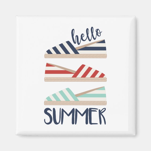 Hallo Sommer Magnet (Vorne)