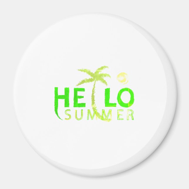Hallo Sommer Magnet (Vorne)