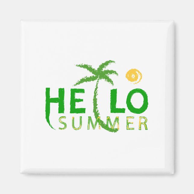 Hallo Sommer Magnet (Vorne)