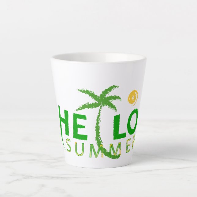 Hallo Sommer Milchtasse (Vorderseite)