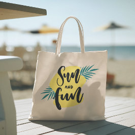 Hallo Sommer mit Flamingo Tropical Tote Tasche