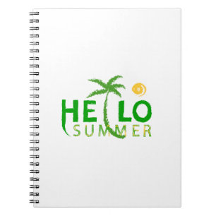 Hallo Sommer Notizblock