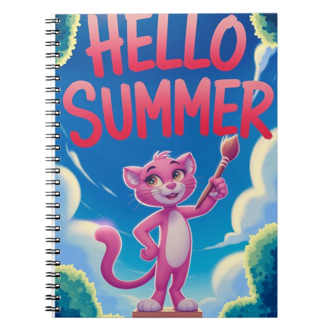 Hallo Sommer  Notizblock (Vorderseite)