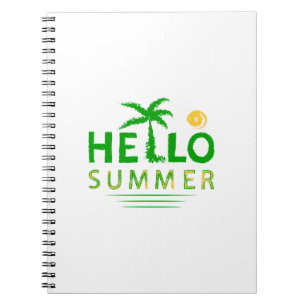Hallo Sommer Notizblock
