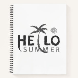 Hallo Sommer Notizbuch