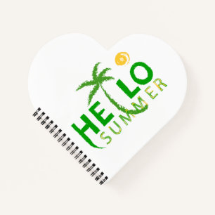 Hallo Sommer Notizbuch