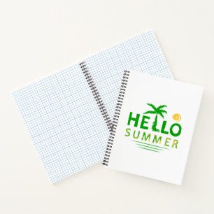 Hallo Sommer Notizbuch