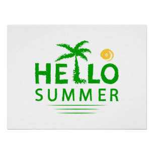 Hallo Sommer Poster