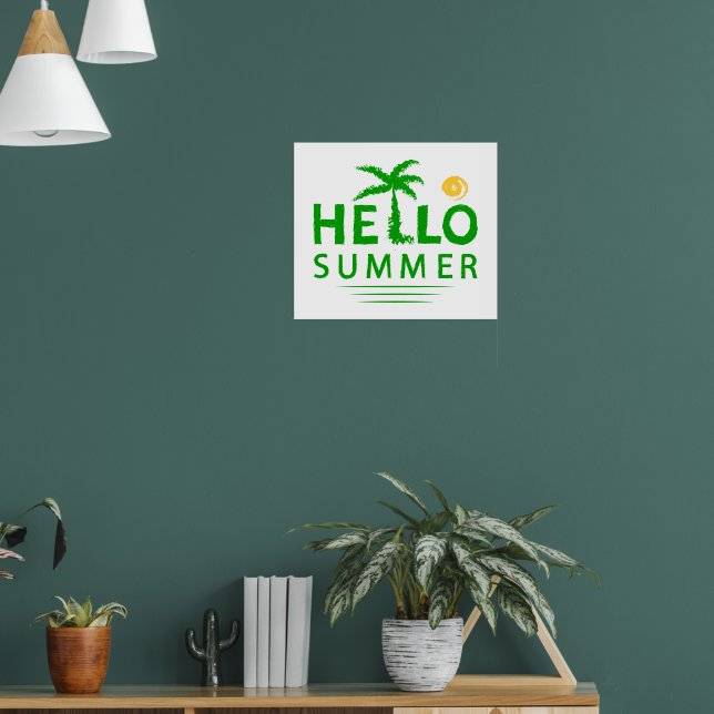 Hallo Sommer Poster (Wohnzimmer 1)
