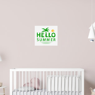 Hallo Sommer Poster