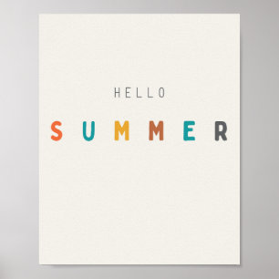 Hallo Sommer. Poster & Prints