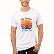 Hallo Sommer Retro Beach Sunset - Ferien Vibes