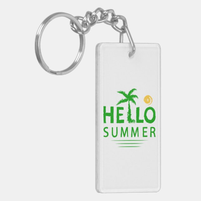 Hallo Sommer Schlüsselanhänger (Vorderseite links)