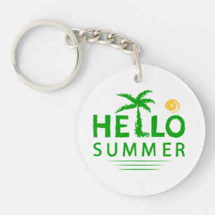 Hallo Sommer Schlüsselanhänger