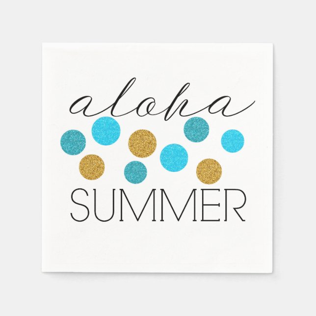 Hallo Sommer Serviette (Vorderseite)