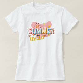 Hallo Sommer Spass Strand T-Shirt" T-Shirt