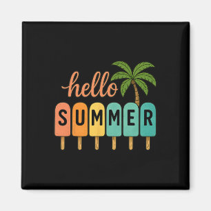 Hallo Sommer Strandurlaub Eiscreme Eis Am Stiel Gi Magnet