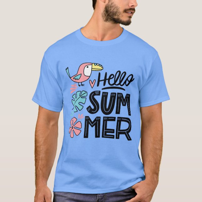 Hallo Sommer T-Shirt (Vorderseite)