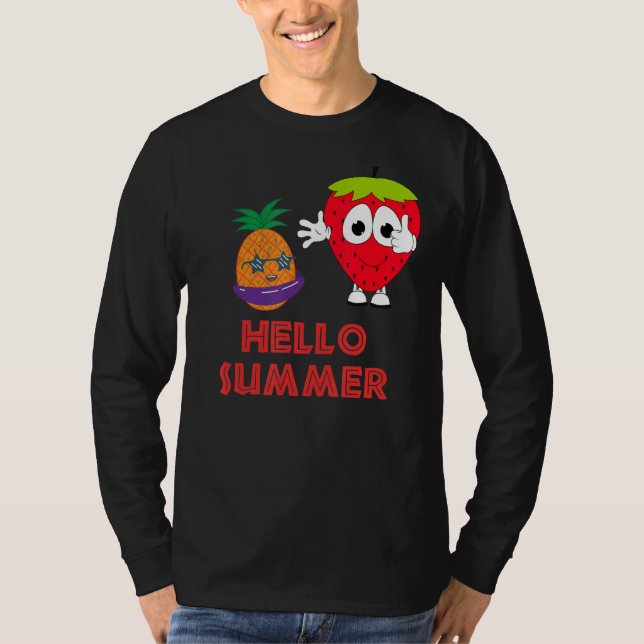 Hallo Sommer T-Shirt (Vorderseite)