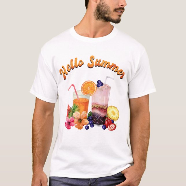 Hallo Sommer T-Shirt (Vorderseite)