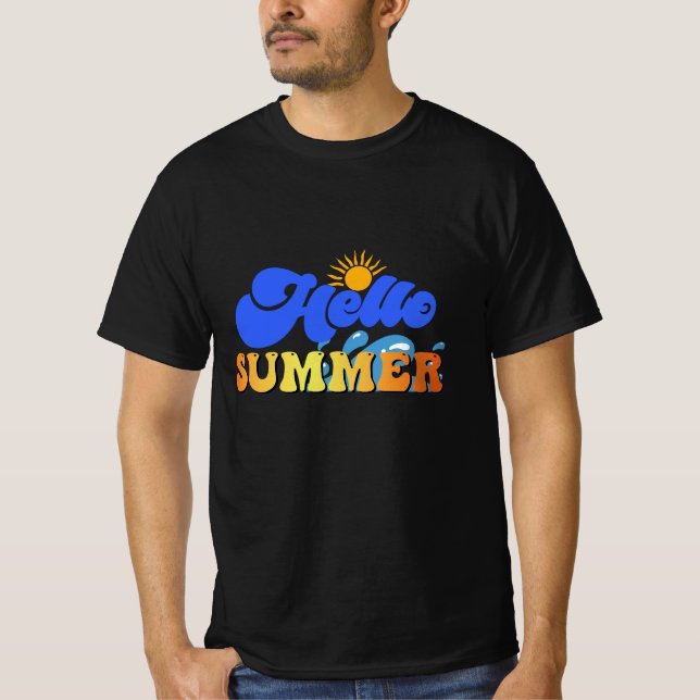 Hallo Sommer T-Shirt (Vorderseite)