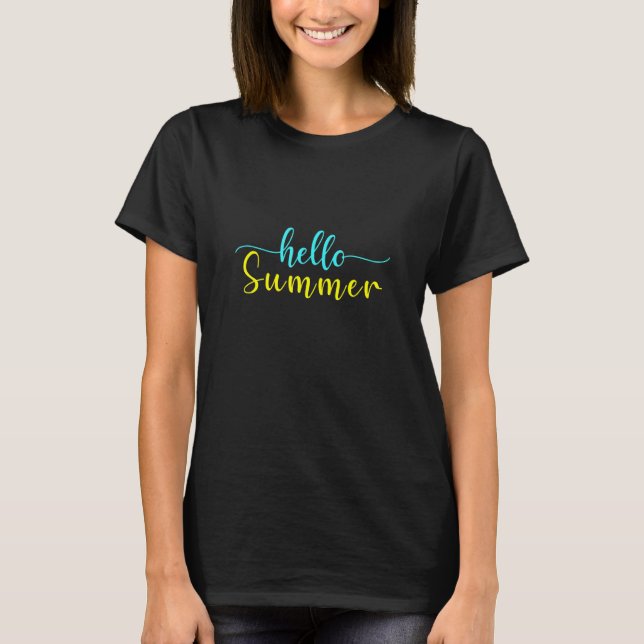 Hallo Sommer T-Shirt (Vorderseite)