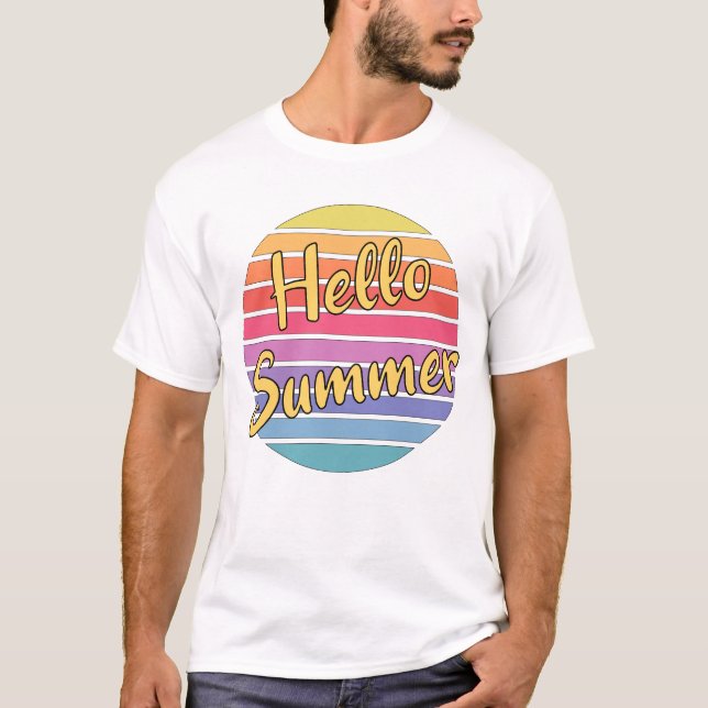 Hallo Sommer T-Shirt (Vorderseite)