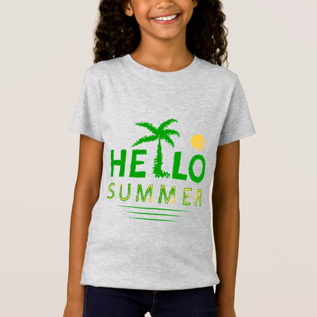 Hallo Sommer T-Shirt (Vorderseite)