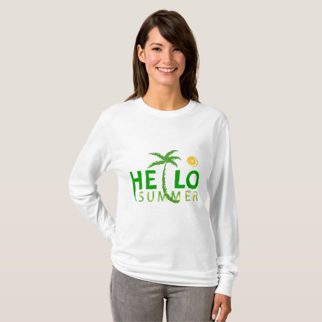 Hallo Sommer T-Shirt (Vorne ganz)