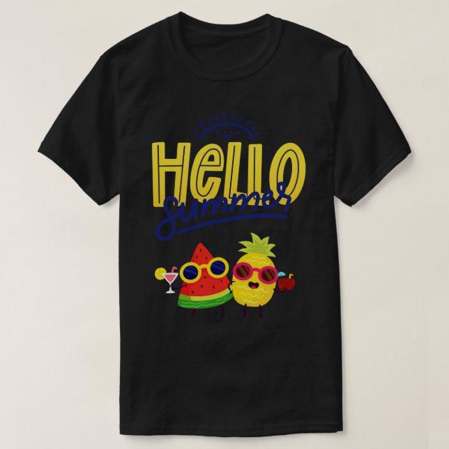 Hallo Sommer T-Shirt (Design vorne)