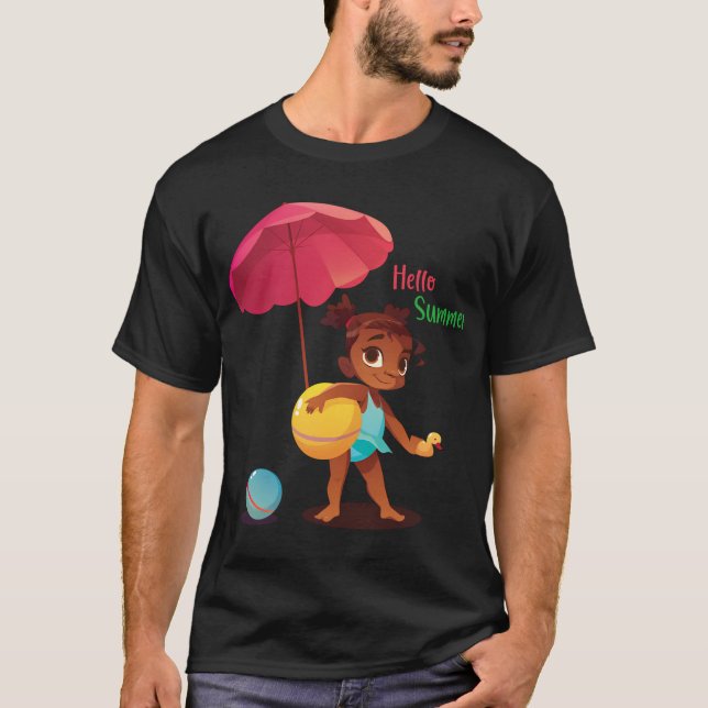 hallo Sommer T-Shirt (Vorderseite)