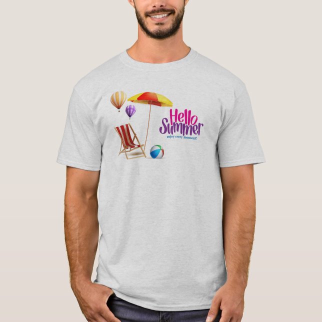Hallo Sommer  T-Shirt (Vorderseite)
