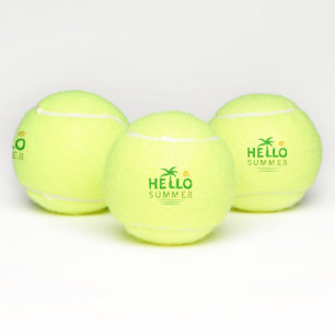 Hallo Sommer Tennisbälle