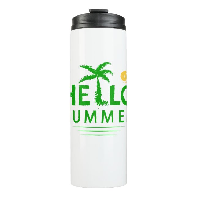 Hallo Sommer Thermosbecher (Vorderseite)