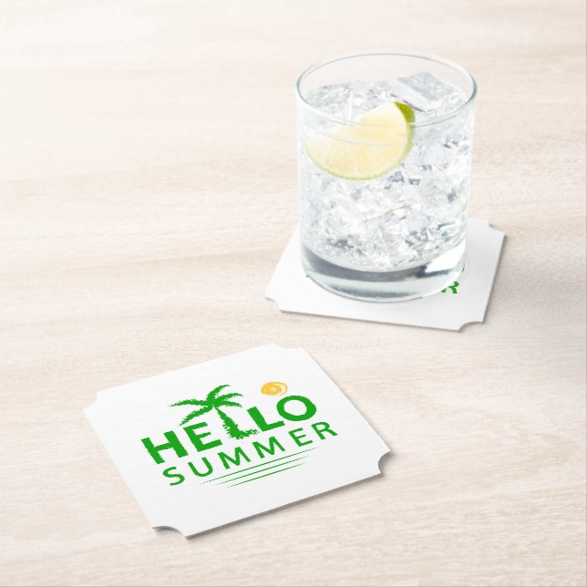 Hallo Sommer Untersetzer (Vor Ort)