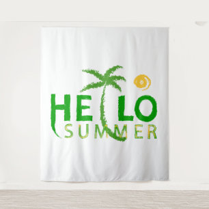 Hallo Sommer Wandteppich
