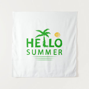 Hallo Sommer Wandteppich