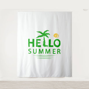 Hallo Sommer Wandteppich