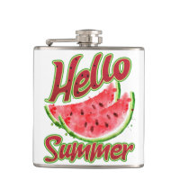 Hallo Sommer | Watercolor Watermelone Design