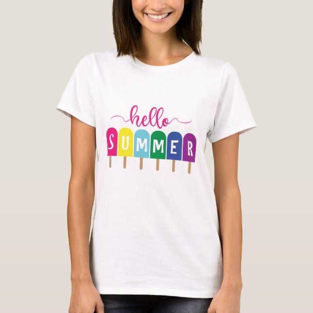 Hallo Sommereis Pop Lololly T - Shirt (Vorderseite)