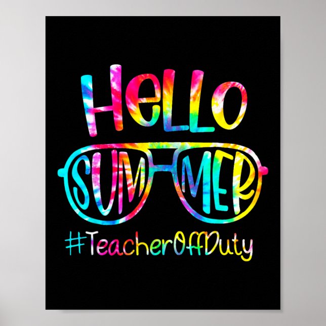 Hallo Sommerlehrer von der Pflicht letzten Schulta Poster (Vorne)