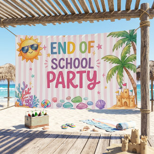 Hallo Sommerparty-Streifen Banner